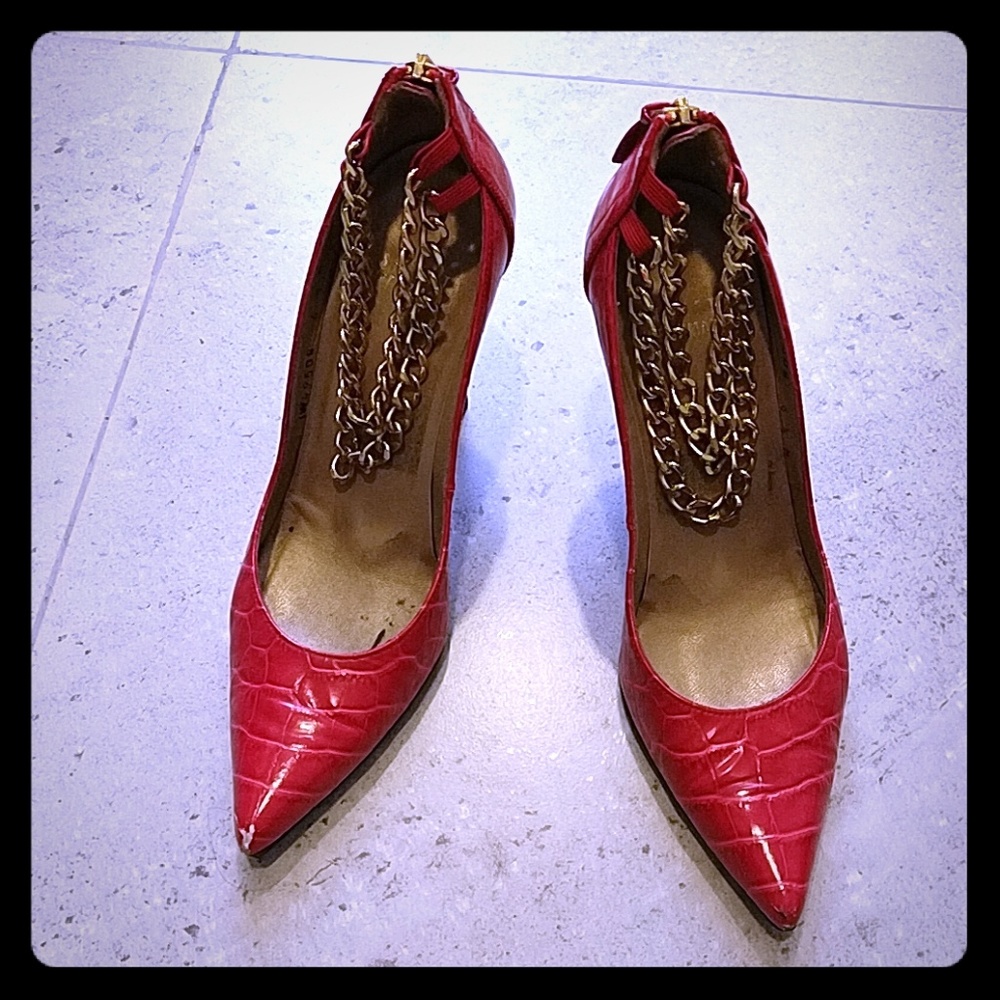 Stuart Weitzman Red Stilettos